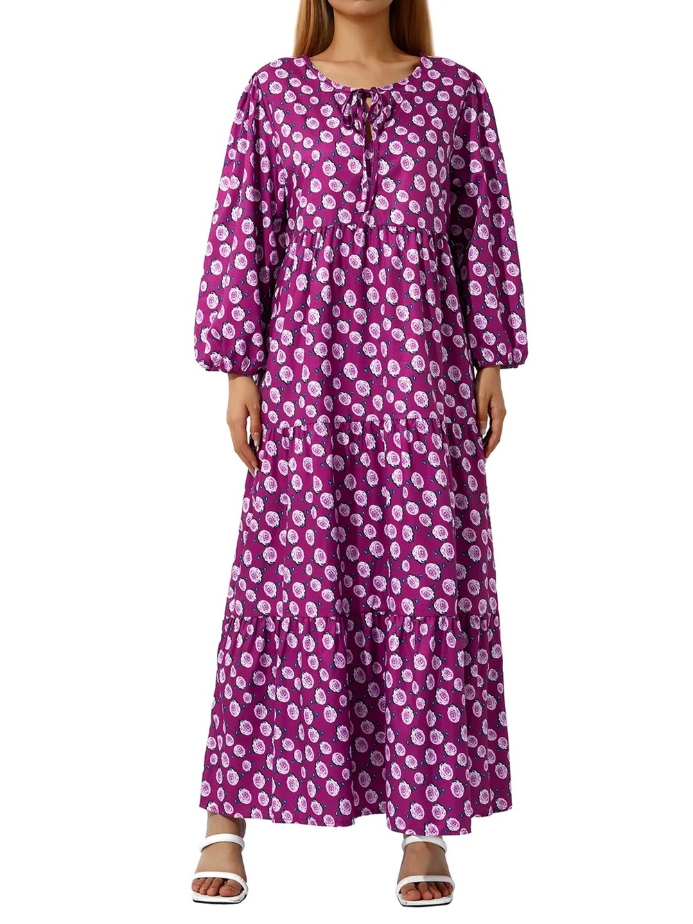 Dokotoo Women’s Purple Maxi Dress Size 2XL